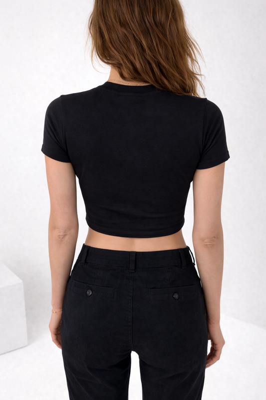 Butterfly Trio Crop Tee