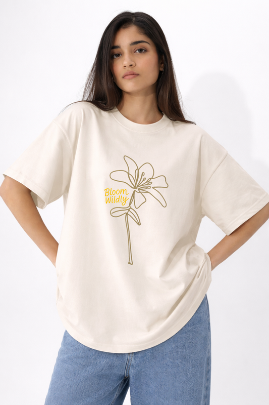 Bloom Wildly Oversized Classic T-Shirt