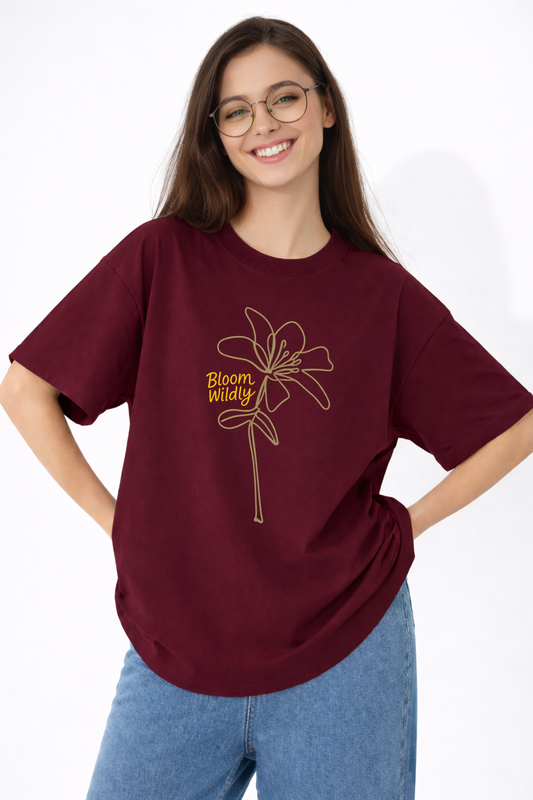 Bloom Wildly Oversized Classic T-Shirt