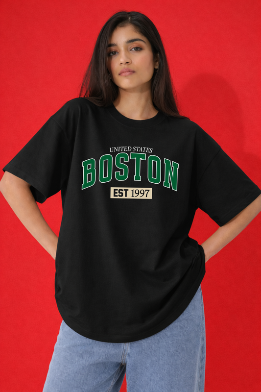 Boston Oversized Classic T-Shirt