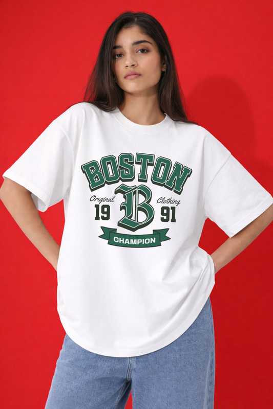 Boston Oversized Classic T-Shirt