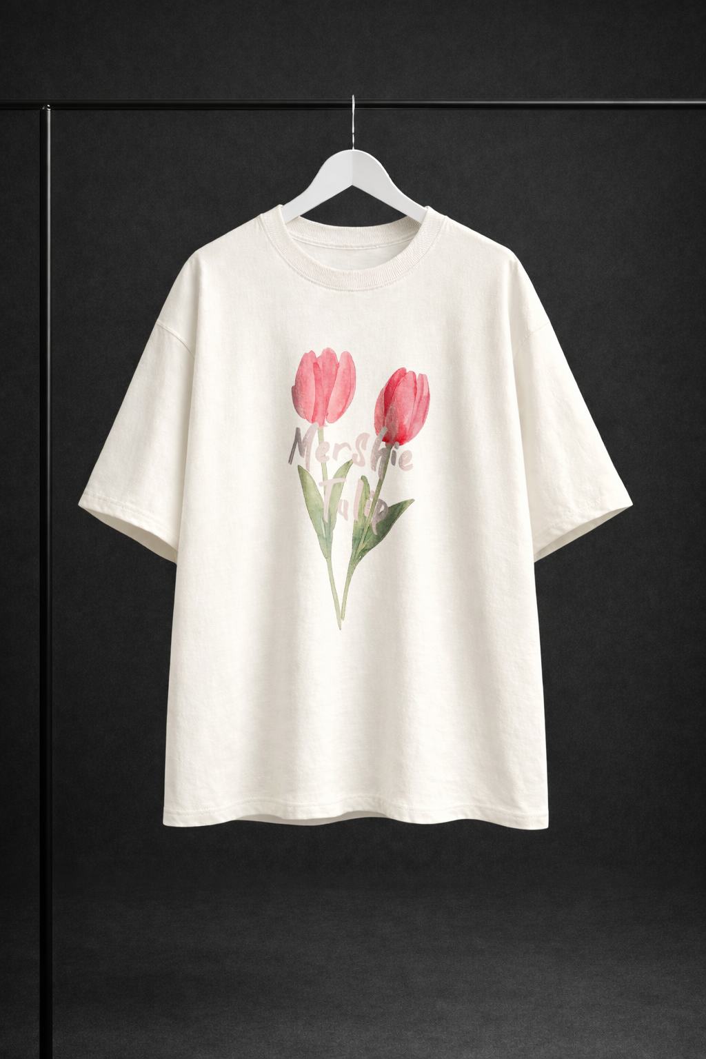 Mershie Tulip Premium Terry Oversized Tee