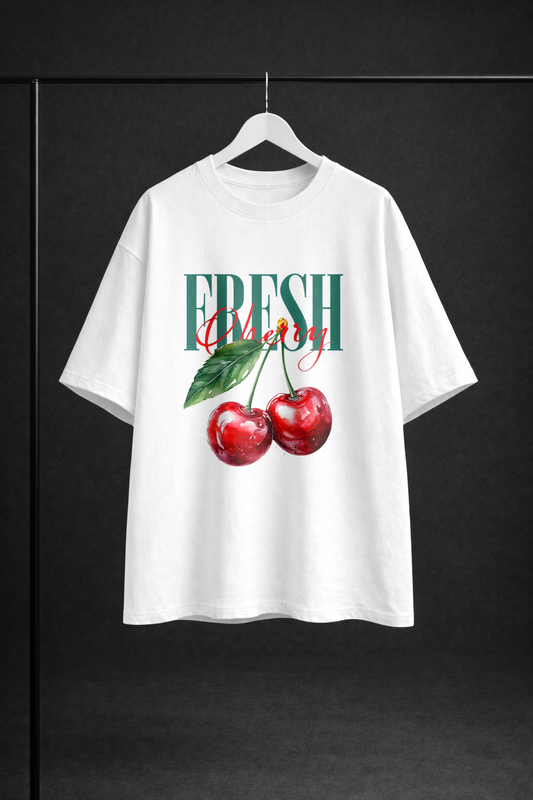 Fresh Cherry Oversized Classic T-Shirt
